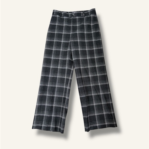 & Other Stories Paris Atelier Plaid Wool Pants - Picture 2 of 13